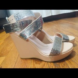 Sexy Silver Sparkling Stuart Weitzman!